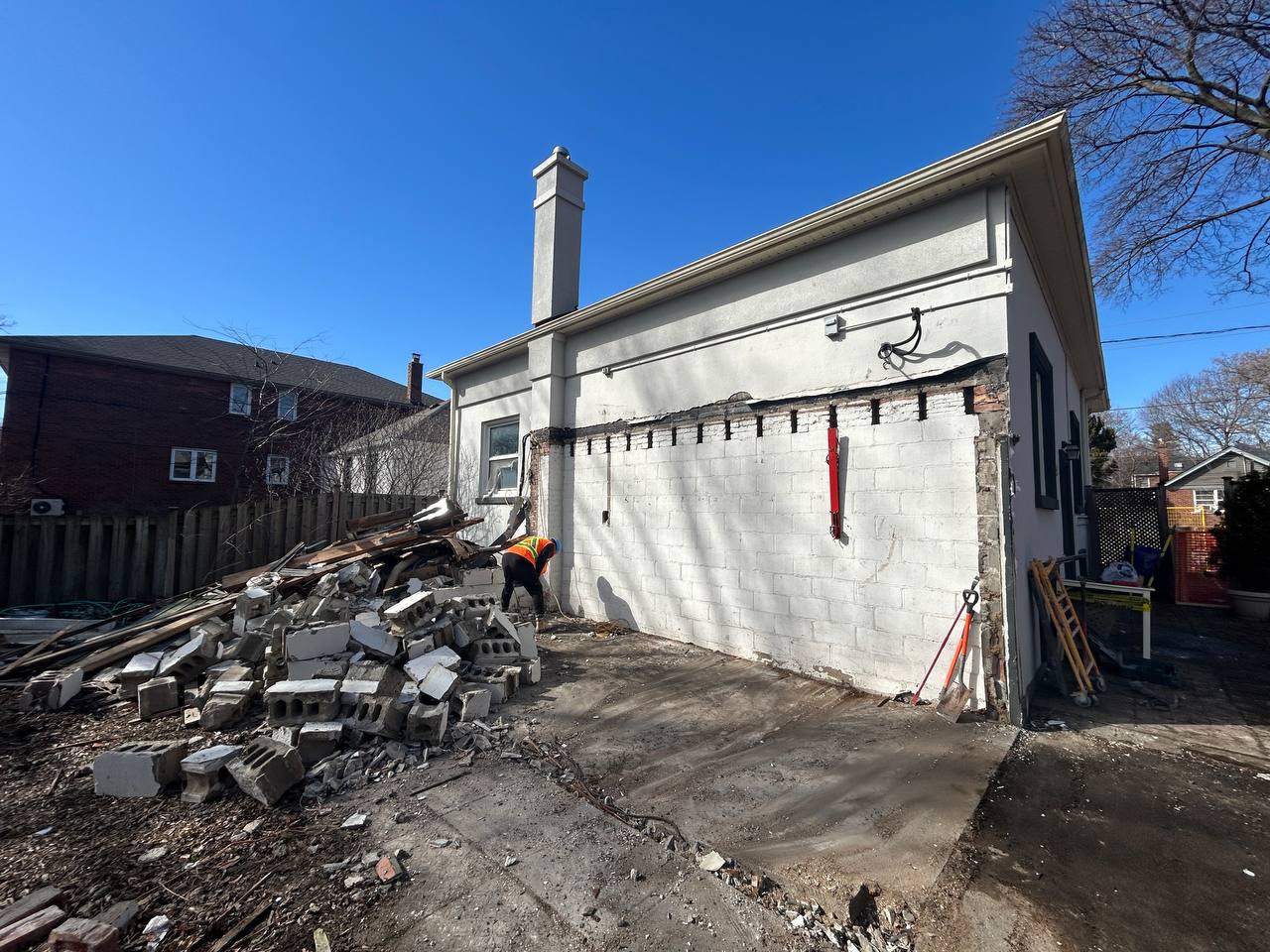 garage demolition